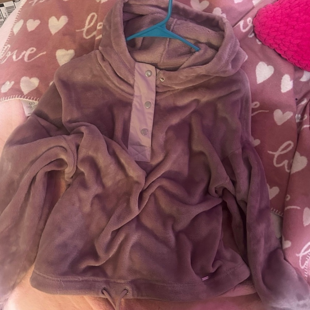 Hollister Lavender Fleece Jacket